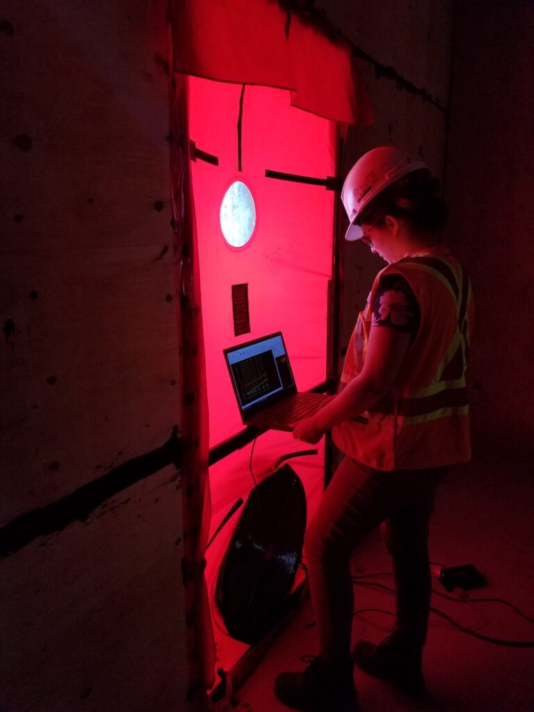 Whole building air leakage testing is one way to test whether a building is meeting its energy performance goals and can be completed by trained professionals.